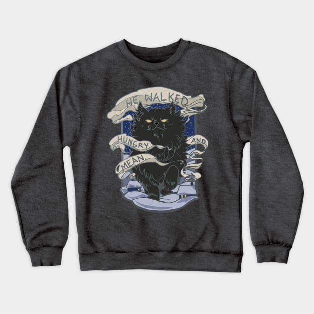 Yule Cat Crewneck Sweatshirt by AmberStone